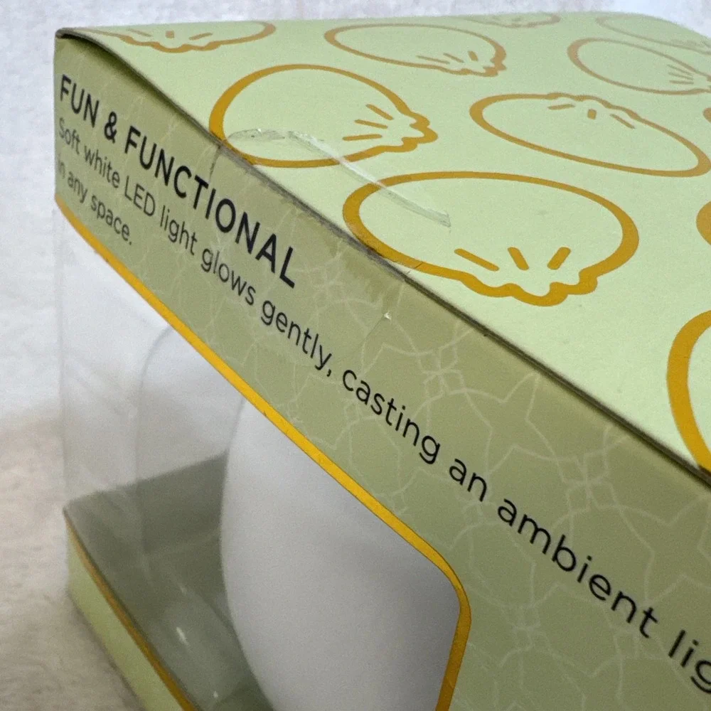 Mahli Dumpling LED Lamp Battery Powered Ambient Light Fun Functional Cute Decor‎